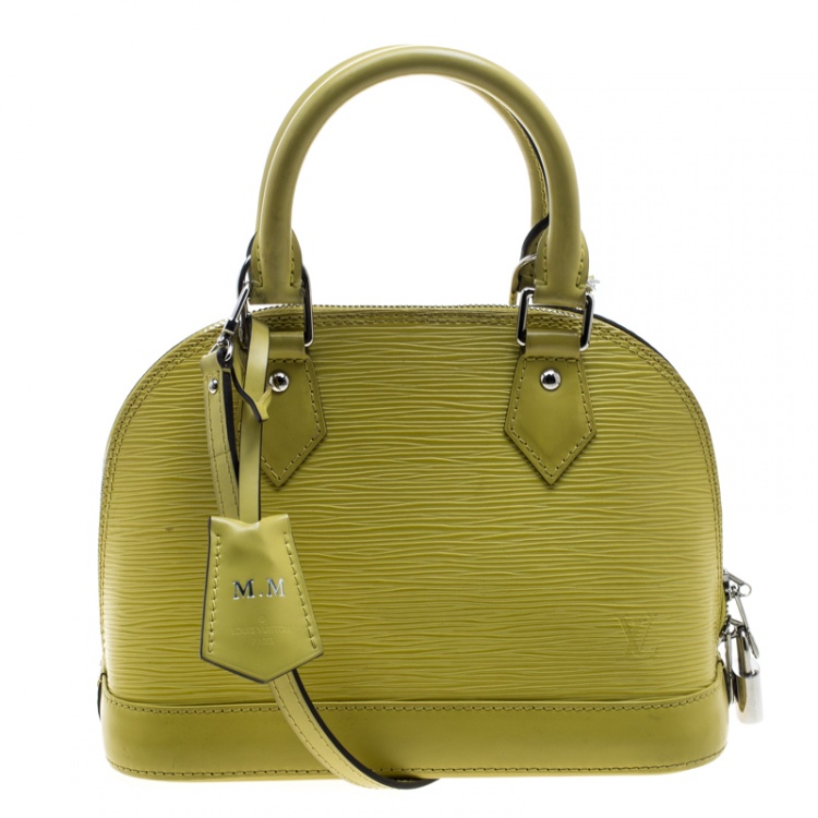 Louis Vuitton Citron Epi Leather Monceau BB Bag at 1stDibs