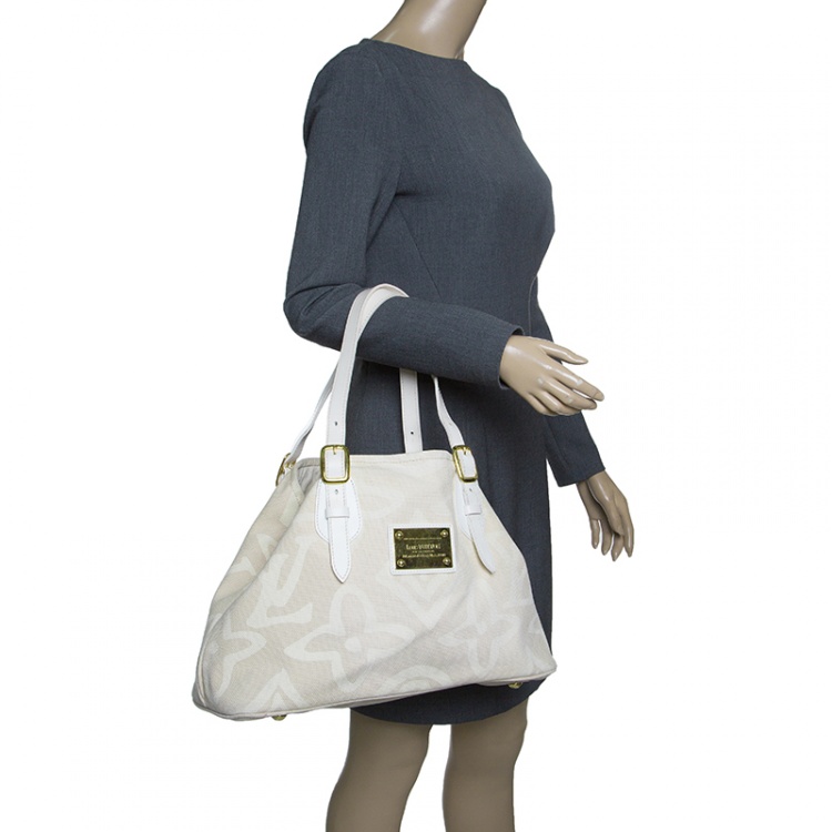 Louis Vuitton Vintage - Tahitienne Cabas PM Bag - Brown Beige - Canvas and  Leather Handbag - Luxury High Quality - Avvenice