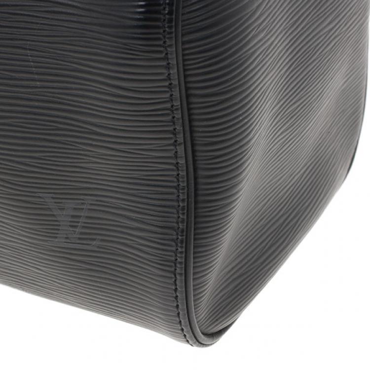 Pre Owned Louis Vuitton Black Epi Speedy 25 Bag