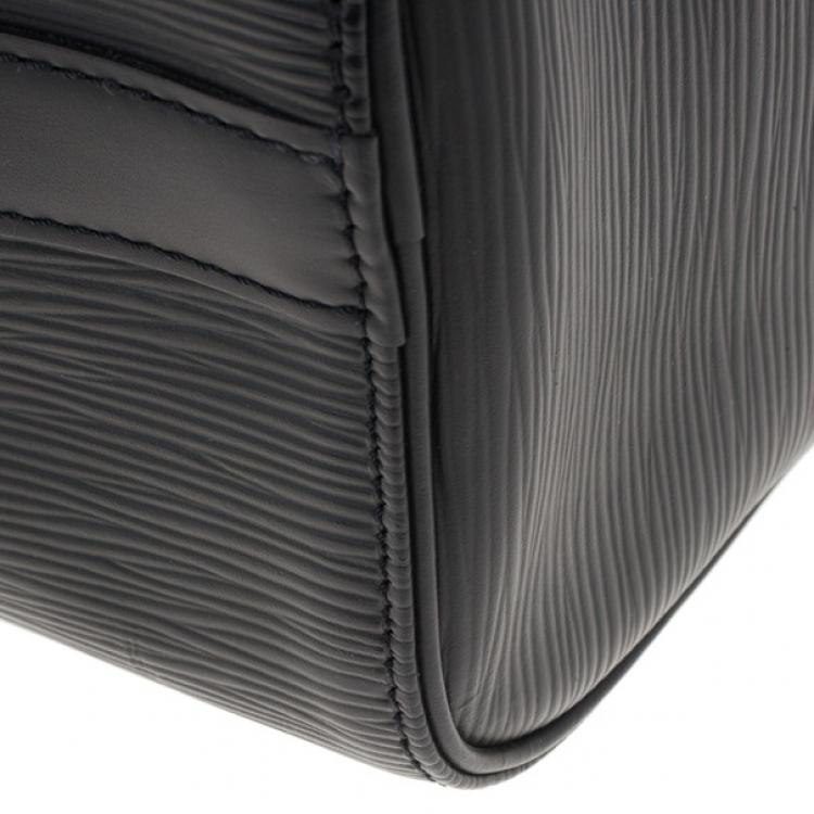Pre Owned Louis Vuitton Black Epi Speedy 25 Bag