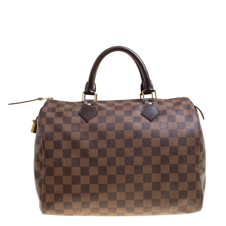 Louis Vuitton Damier Ebene Speedy 30 Bag – The Closet