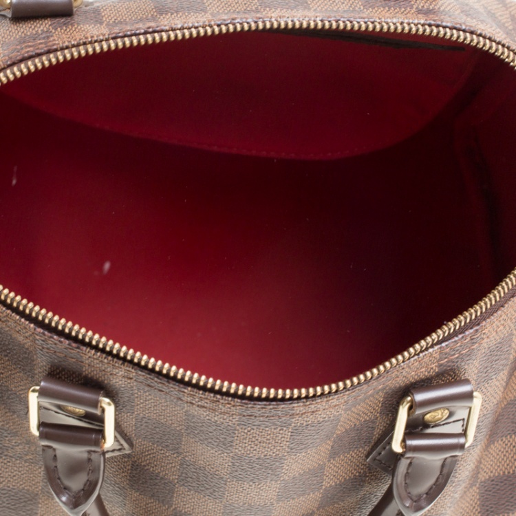 Pre Owned Louis Vuitton Damier Ebene Canvas Speedy 30