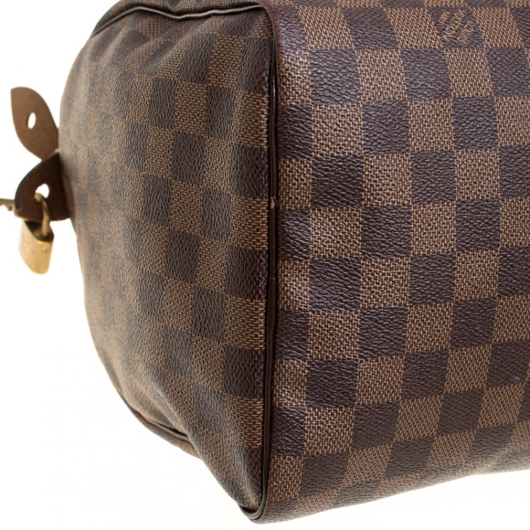 Pre Owned Louis Vuitton Damier Ebene Canvas Speedy 30