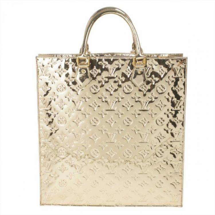 Louis Vuitton Limited Edition Gold Monogram Miroir Sac Plat Bag