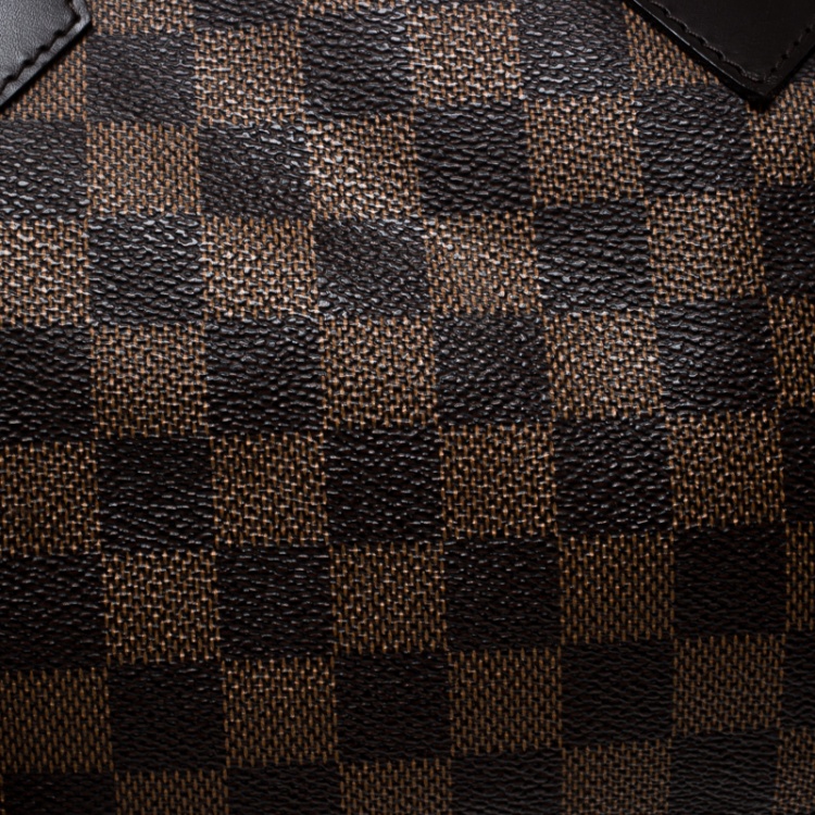 Pre Owned Louis Vuitton Damier Ebene Canvas Speedy Bandouliere 35