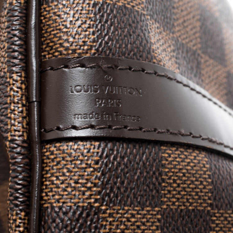 Pre Owned Louis Vuitton Damier Ebene Canvas Speedy Bandouliere 35