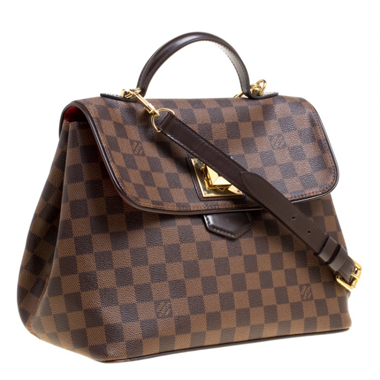 Pre Owned Louis Vuitton Damier Ebene Canvas Bergamo MM Bag