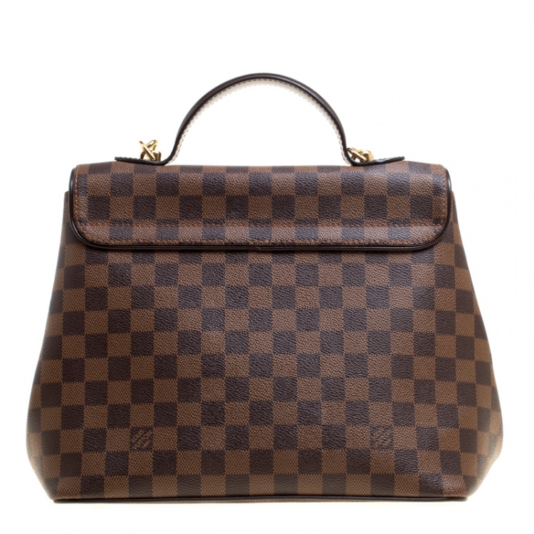 Pre Owned Louis Vuitton Damier Ebene Canvas Bergamo MM Bag