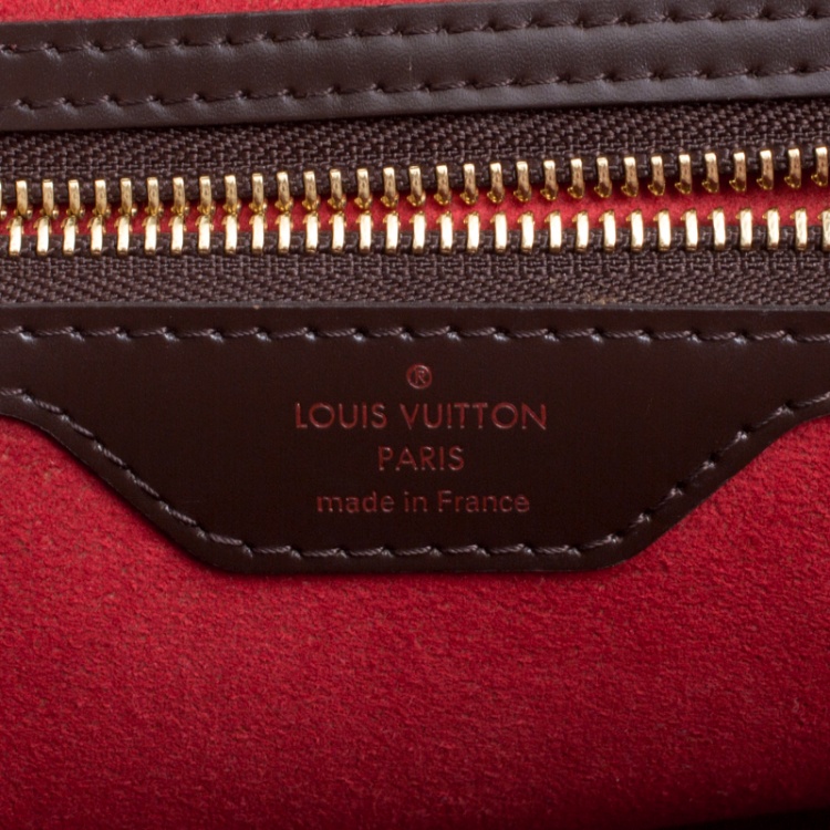 Pre Owned Louis Vuitton Damier Ebene Canvas Bergamo MM Bag