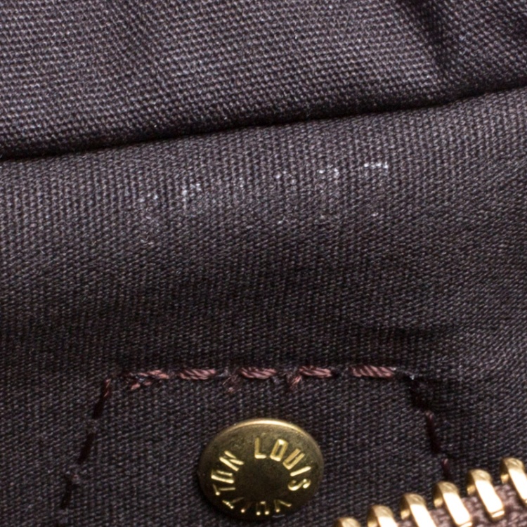 مملوكة مسبقًا Louis Vuitton Fusain Monogram Canvas Mini Lin Speedy 30 Bag