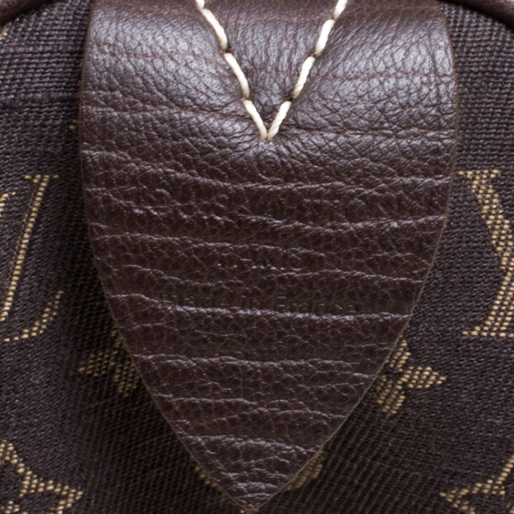 مملوكة مسبقًا Louis Vuitton Fusain Monogram Canvas Mini Lin Speedy 30 Bag