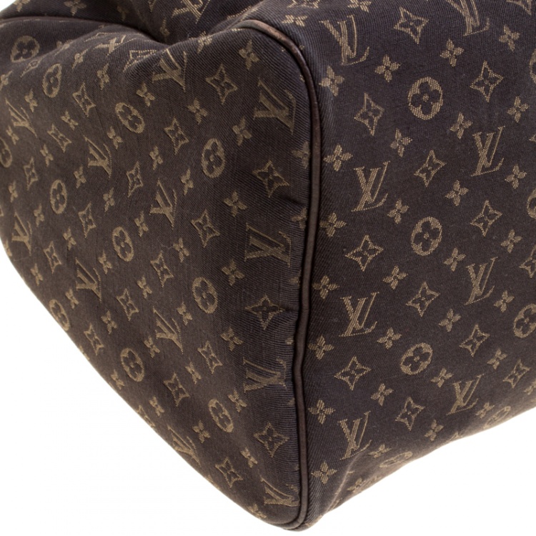 مملوكة مسبقًا Louis Vuitton Fusain Monogram Canvas Mini Lin Speedy 30 Bag