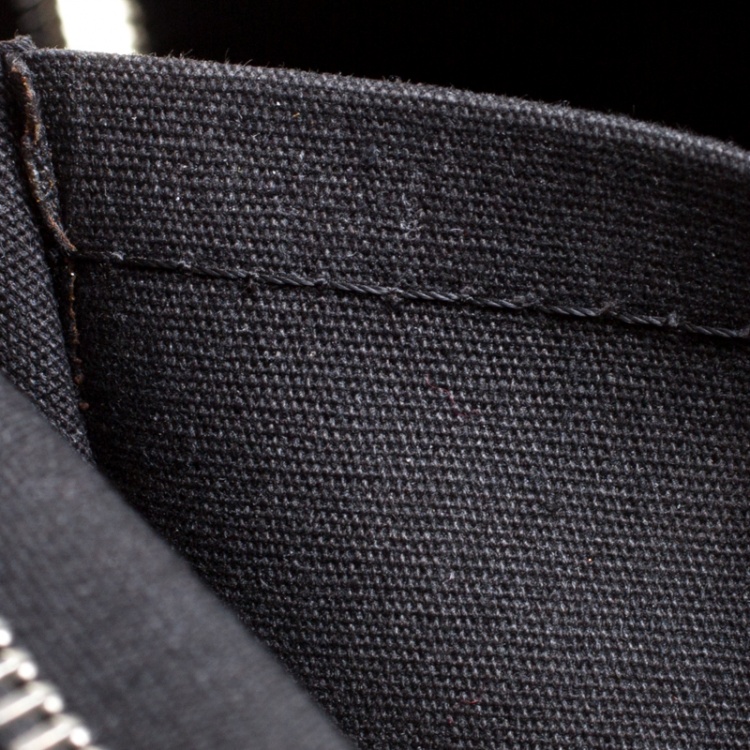 Pre Owned Louis Vuitton Black Epi Leather Bowling Montaigne GM Bag