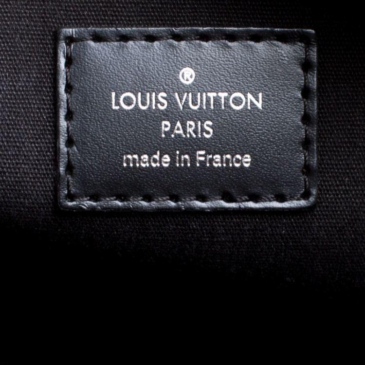 Pre Owned Louis Vuitton Black Epi Leather Bowling Montaigne GM Bag