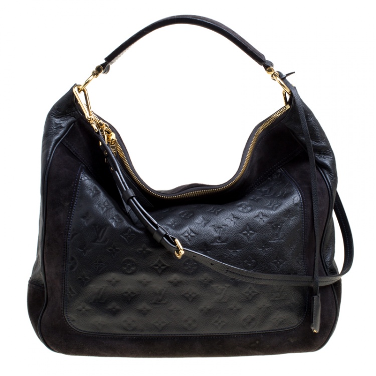 Auth Louis Vuitton Audacieuse Handbag Monogram Empreinte Leather