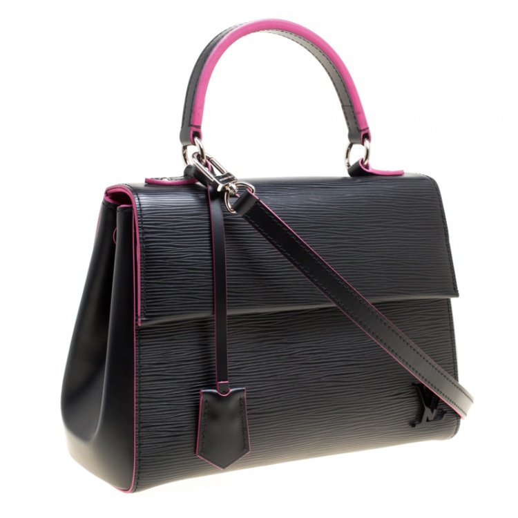 Pre Owned Louis Vuitton Black Epi Leather Cluny BB Bag