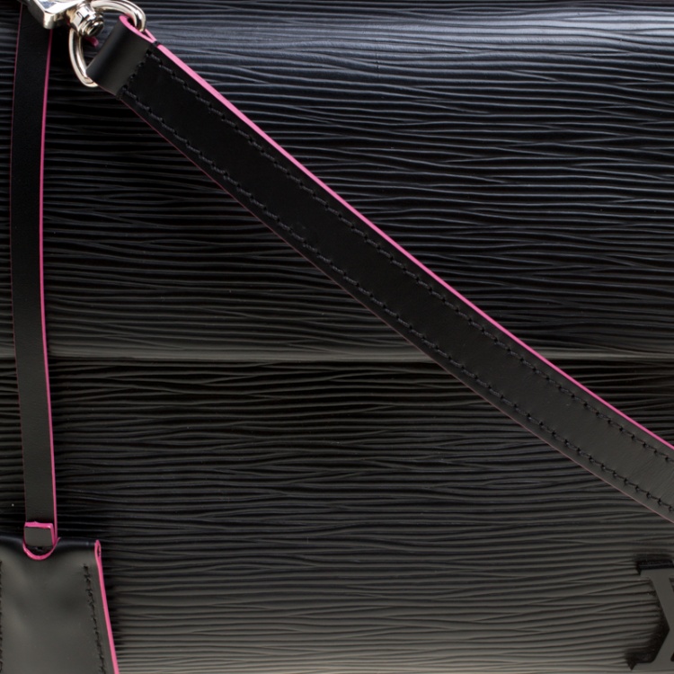 Pre Owned Louis Vuitton Black Epi Leather Cluny BB Bag
