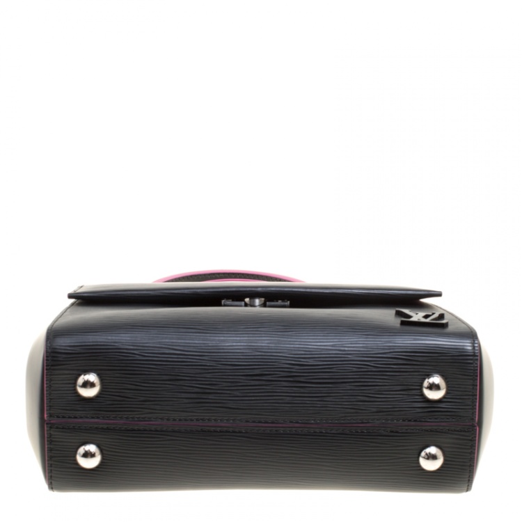 Pre Owned Louis Vuitton Black Epi Leather Cluny BB Bag