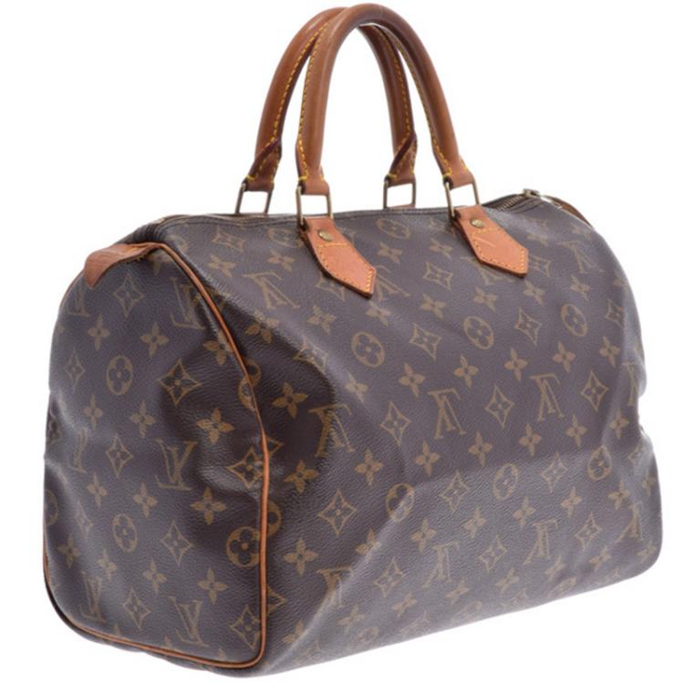 Pre Owned Louis Vuitton Monogram Canvas Speedy 30 Bag