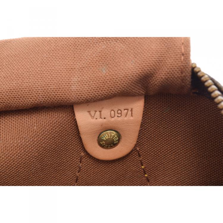 Pre Owned Louis Vuitton Monogram Canvas Speedy 30 Bag