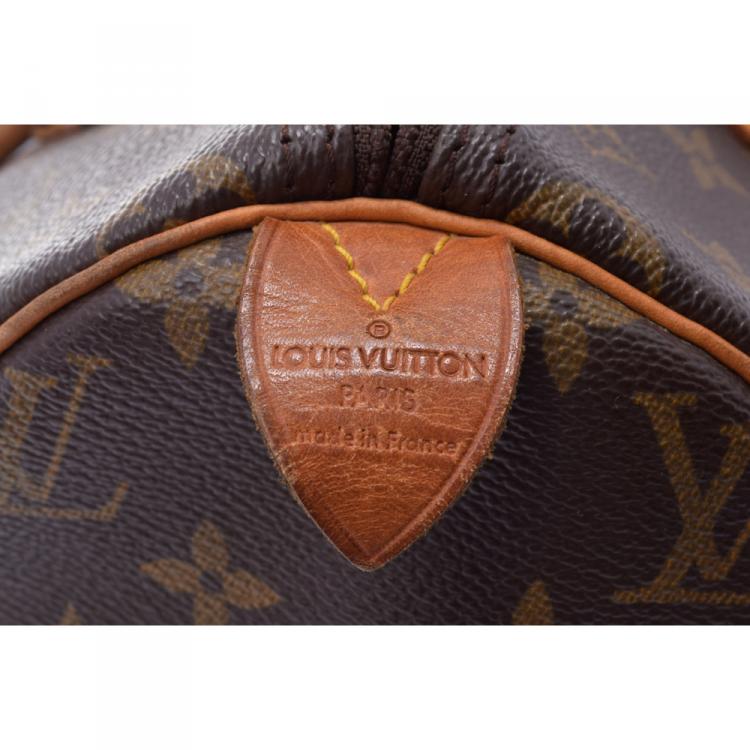 Pre Owned Louis Vuitton Monogram Canvas Speedy 30 Bag