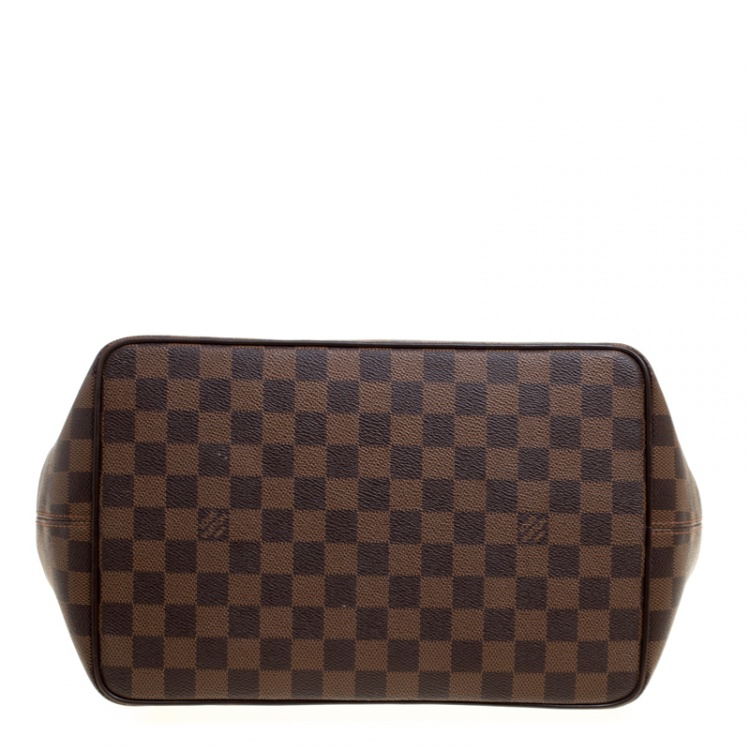 Pre Owned Louis Vuitton Damier Ebene Canvas Bergamo MM Bag