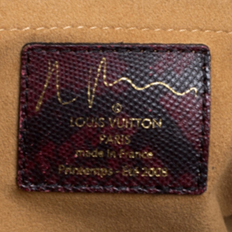 Pre Owned Louis Vuitton Monogram Limited Edition Richard Prince Graduate Jokes Bag