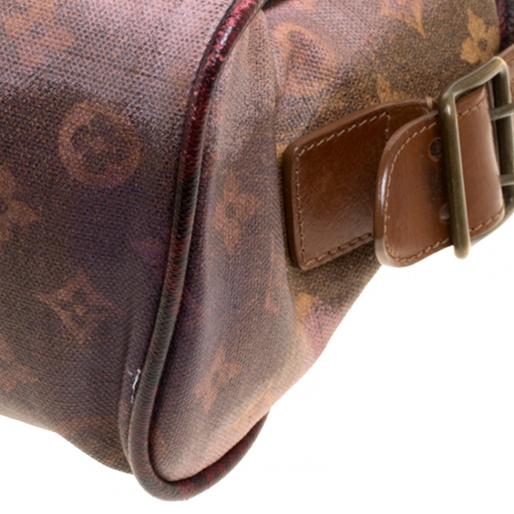 Pre Owned Louis Vuitton Monogram Limited Edition Richard Prince Graduate Jokes Bag