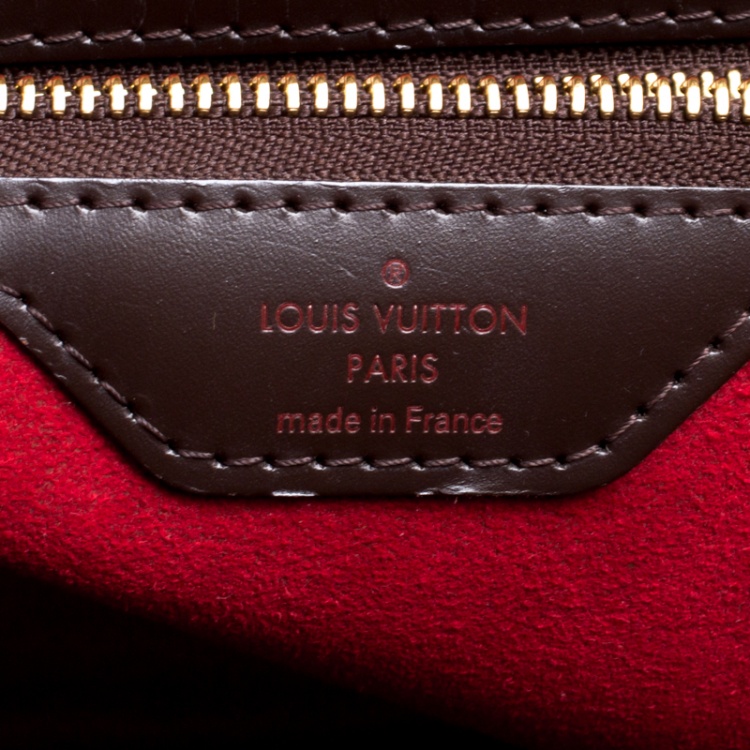 مملوكة مسبقًا Louis Vuitton Damier Ebene Canvas Bergamo GM Bag