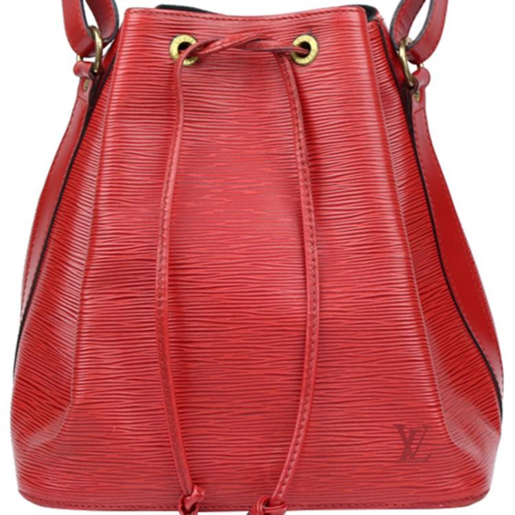 Louis Vuitton Vintage Epi Petit Noe Red Leather