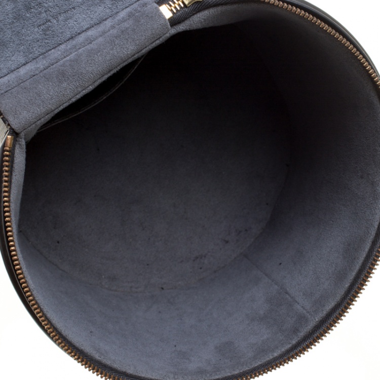 Pre Owned Louis Vuitton Black Epi Leather Cannes Vanity Case 