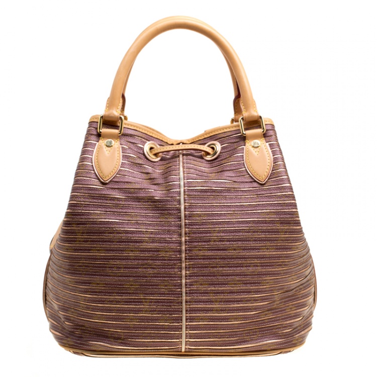 Pre Owned Louis Vuitton Argent Monogram Canvas Limited Edition Eden Neo Bag