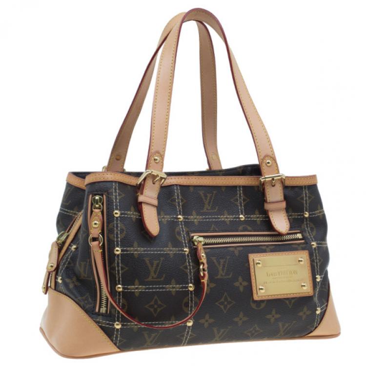 Pre Owned Louis Vuitton Limited Edition Riveting Tote