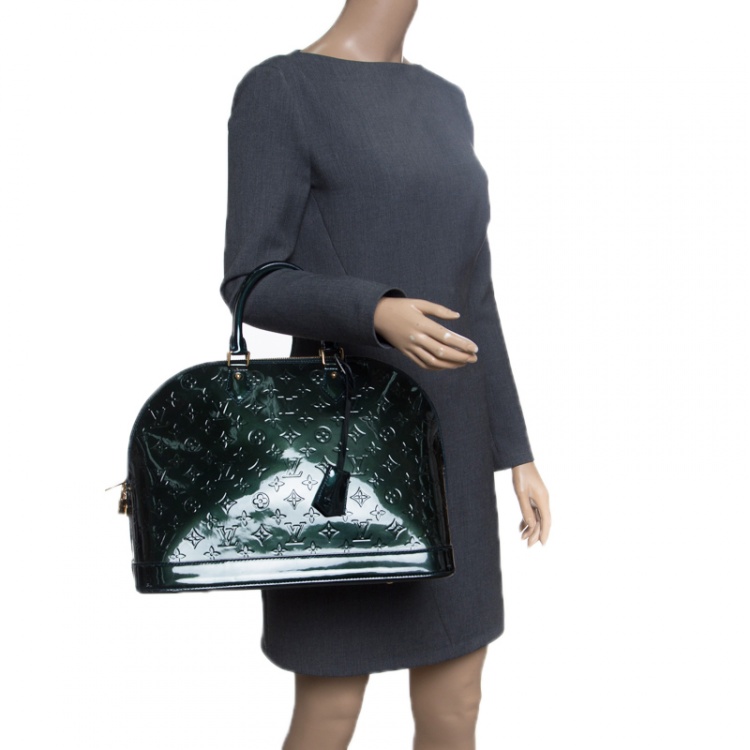 Louis Vuitton Monogram Vernis Alma GM - Green Handle Bags, Handbags -  LOU776208
