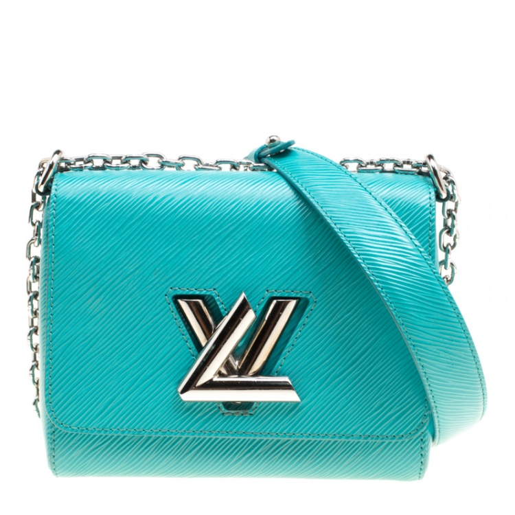 Louis Vuitton Turquoise Epi Leather Neverfull Mm Auction