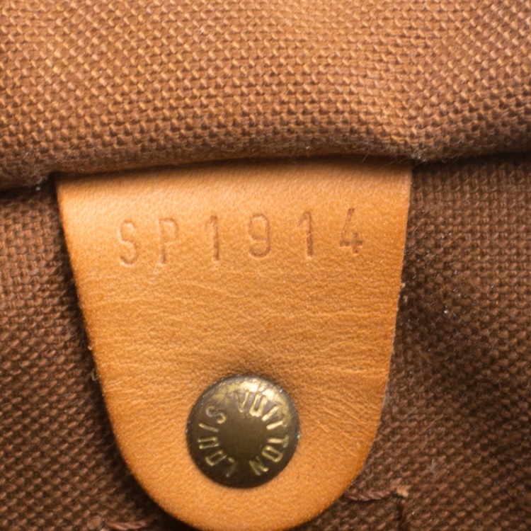 Pre Owned Louis Vuitton Monogram Canvas and Leather Speedy 30 Bag