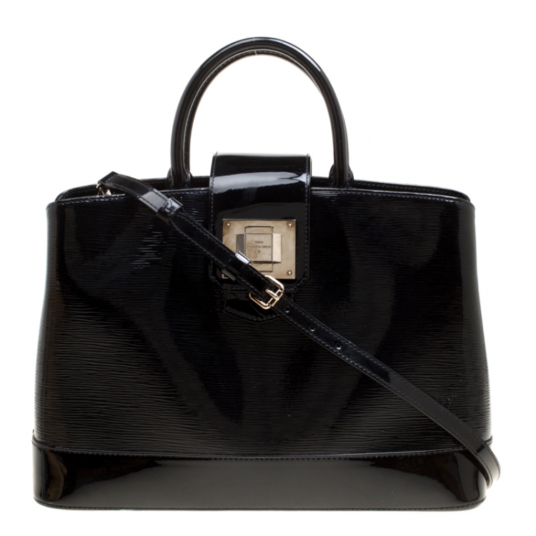 Louis Vuitton Black Electric Epi Leather Mirabeau GM Bag Louis Vuitton ...