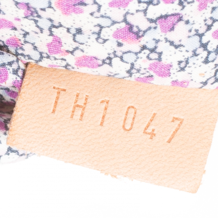 Pre Owned Louis Vuitton Blue Monogram Denim Limited Edition Patchwork Speedy Bag