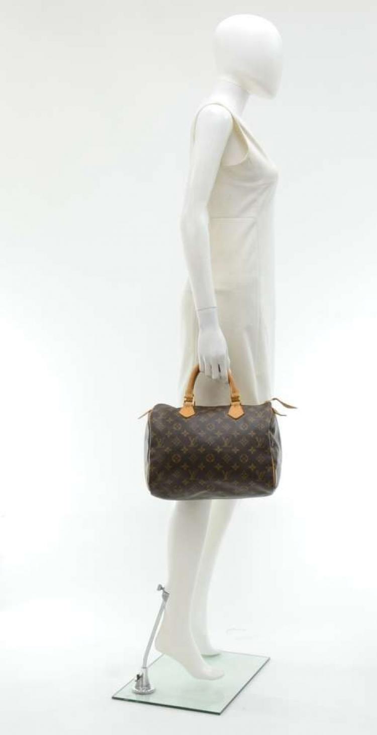 Pre Owned Louis Vuitton Monogram Canvas Speedy 30 Bag