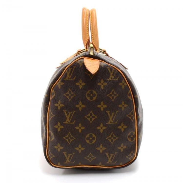 Pre Owned Louis Vuitton Monogram Canvas Speedy 30 Bag