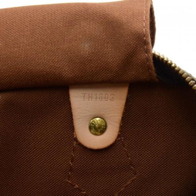 Pre Owned Louis Vuitton Monogram Canvas Speedy 30 Bag