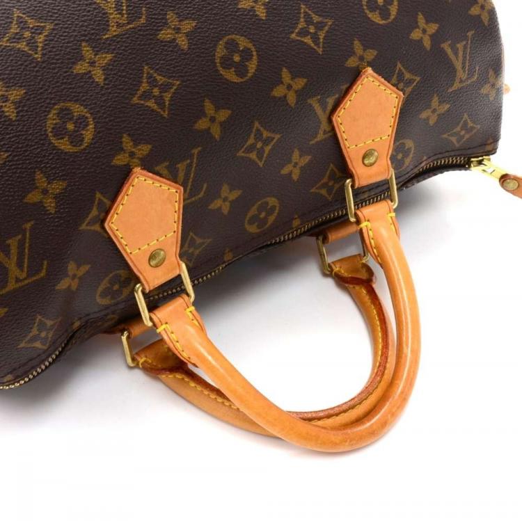 Pre Owned Louis Vuitton Monogram Canvas Speedy 30 Bag