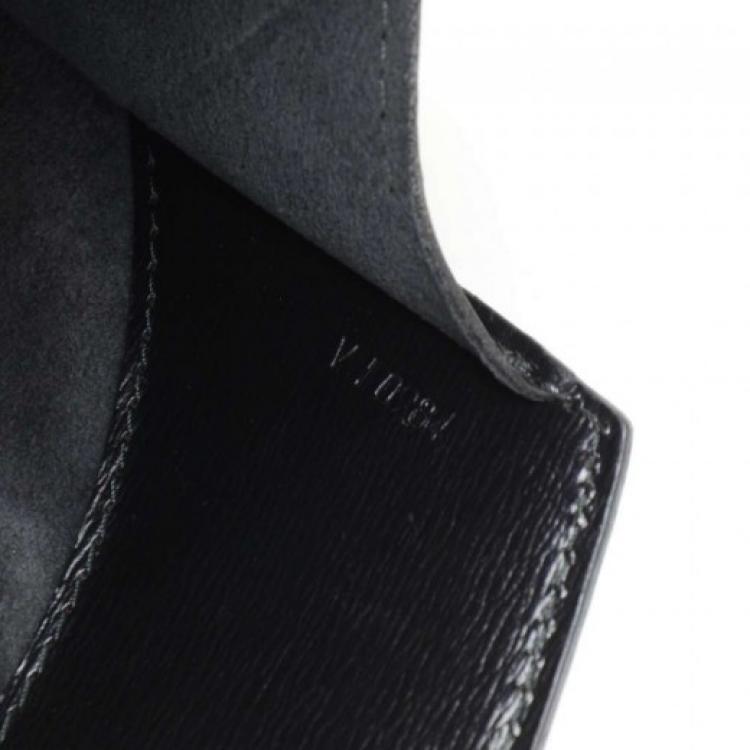 Pre Owned Louis Vuitton Black Epi Leather Cluny Bucket Bag