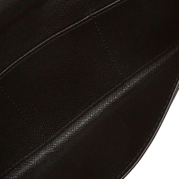 Louis Vuitton Noir Epi Leather Flap Wallet Louis Vuitton | The Luxury Closet
