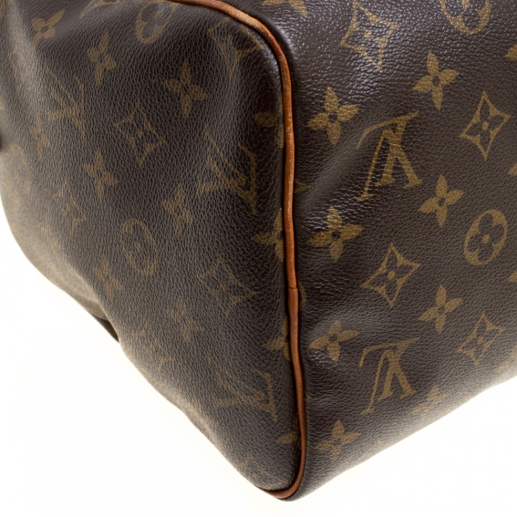 Pre Owned Louis Vuitton Monogram Canvas and Leather Speedy 30 Bag