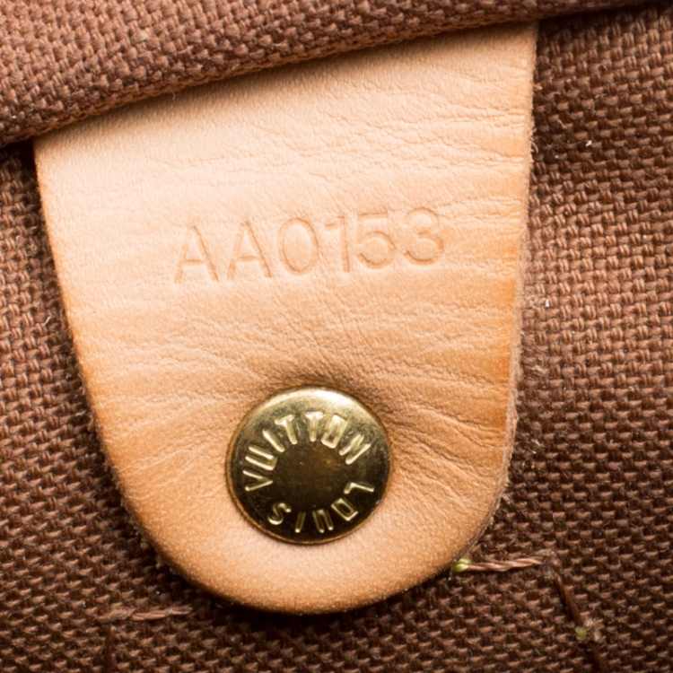 Pre Owned Louis Vuitton Monogram Canvas and Leather Speedy 30 Bag