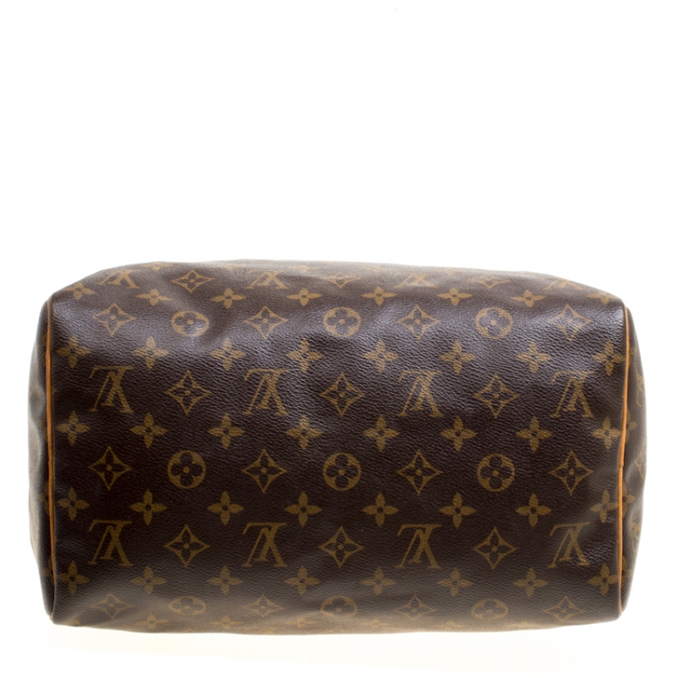 Pre Owned Louis Vuitton Monogram Canvas and Leather Speedy 30 Bag