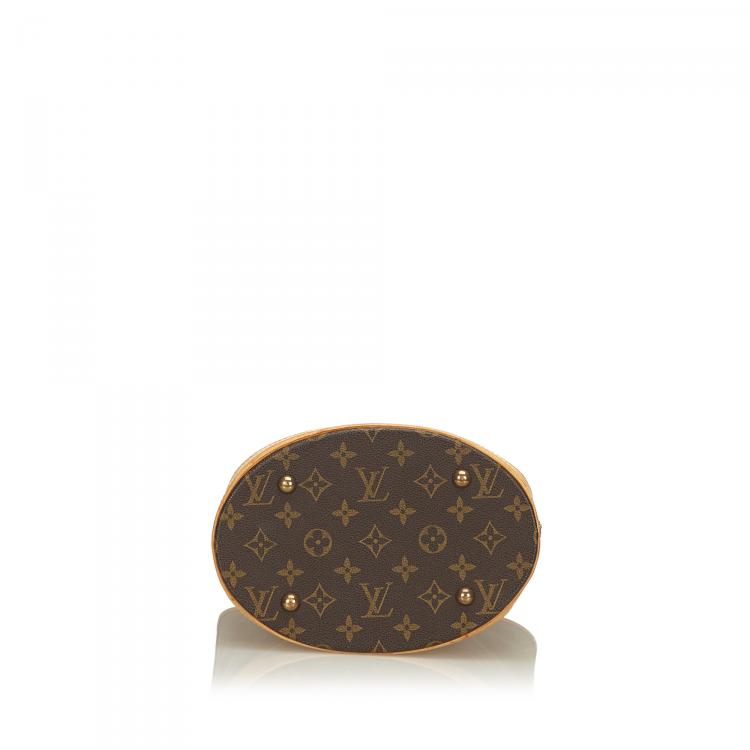 Pre Owned Louis Vuitton Monogram Canvas Petit Bucket Bag
