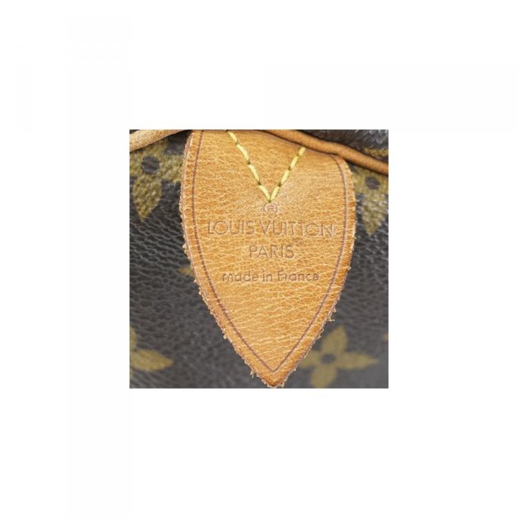 Pre Owned Louis Vuitton Monogram Canvas Speedy 40 Bag