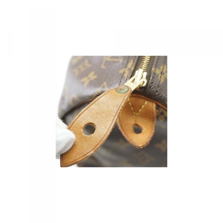 Pre Owned Louis Vuitton Monogram Canvas Speedy 40 Bag